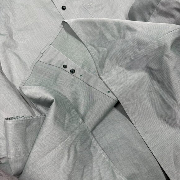Olymp Luxor Modern Fit Dress Shirt Twill Grey 41 16 Large - Picture 6 of 8